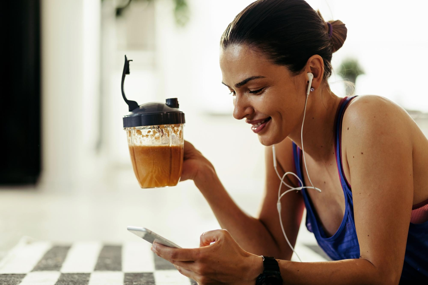 Drink coffee before exercising.