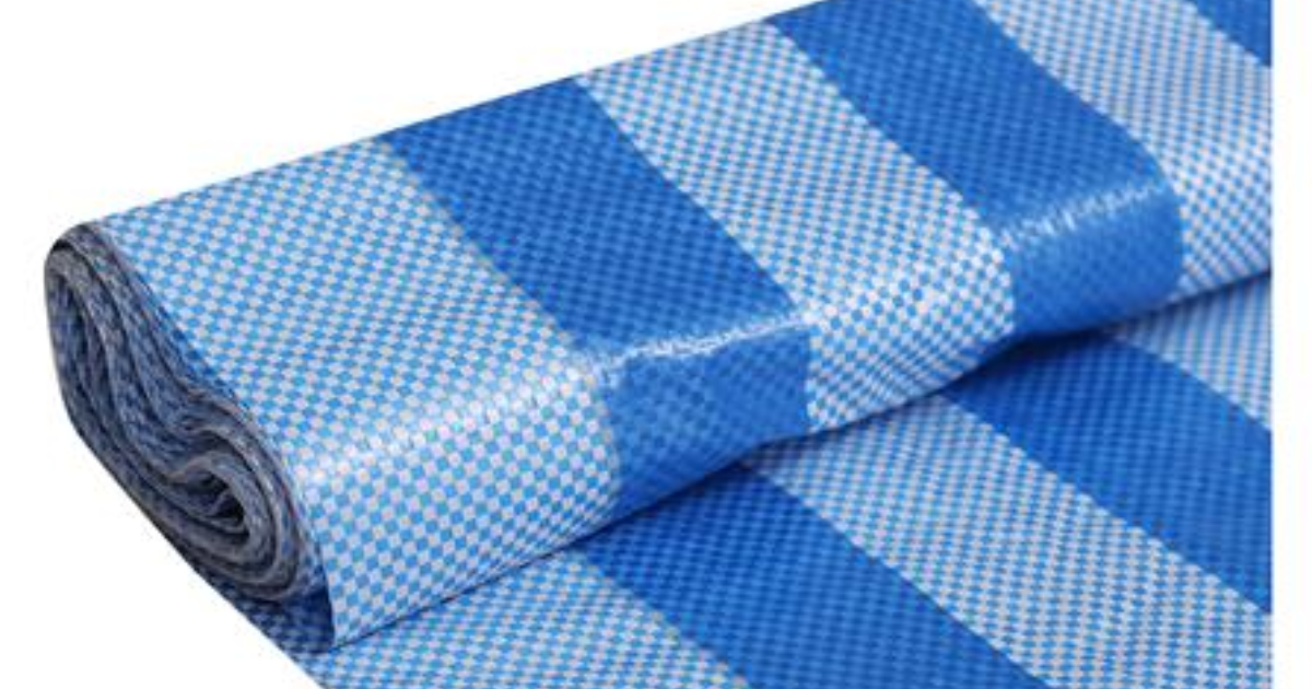 ผ้าใบบลูชีทสีฟ้าขาว