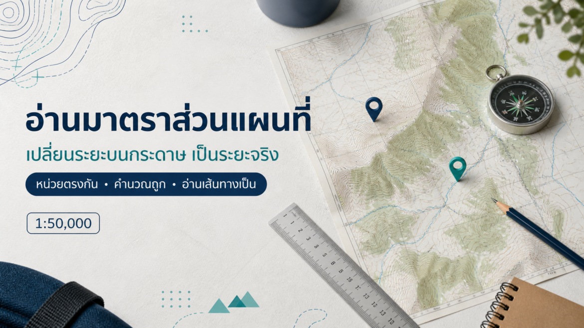 อ่านมาตราส่วนแผนที่อย่างไรให้เข้าใจระยะทางจริง