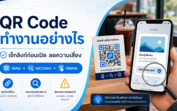 QR Code ทำงานอย่างไร พร้อมแนวทางตรวจลิงก์ก่อนเปิด