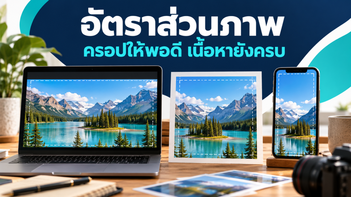 อัตราส่วนภาพคืออะไร ครอปอย่างไรไม่ให้เนื้อหาสำคัญหาย