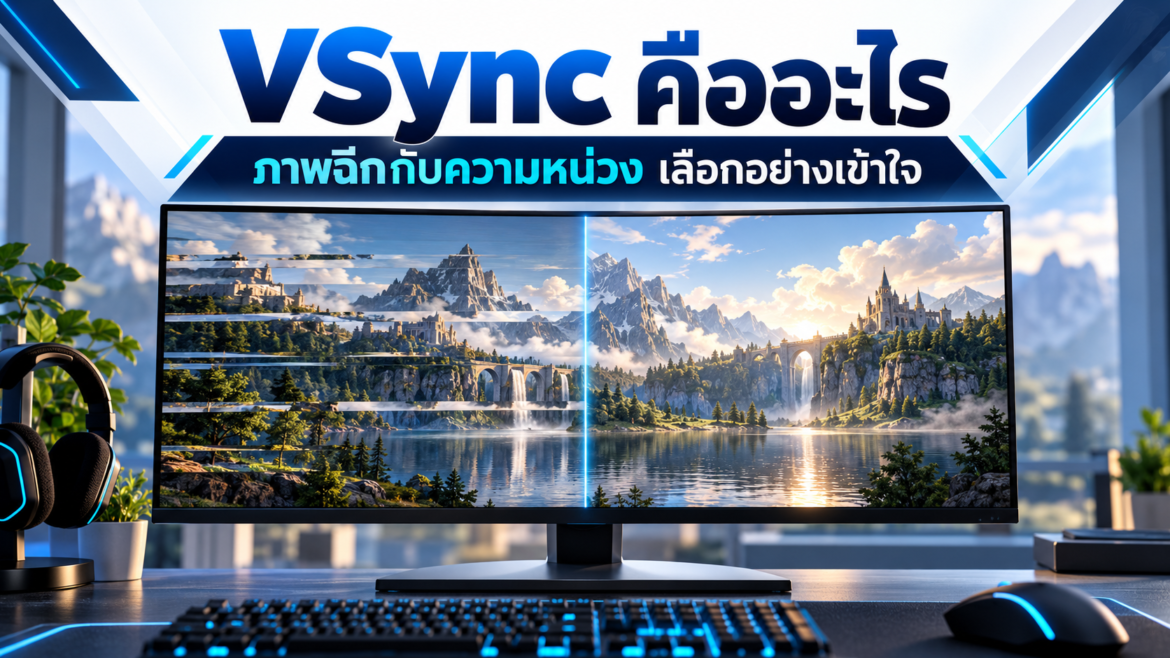 VSync คืออะไร ลดภาพฉีกอย่างไรและมีข้อแลกเปลี่ยนอะไร